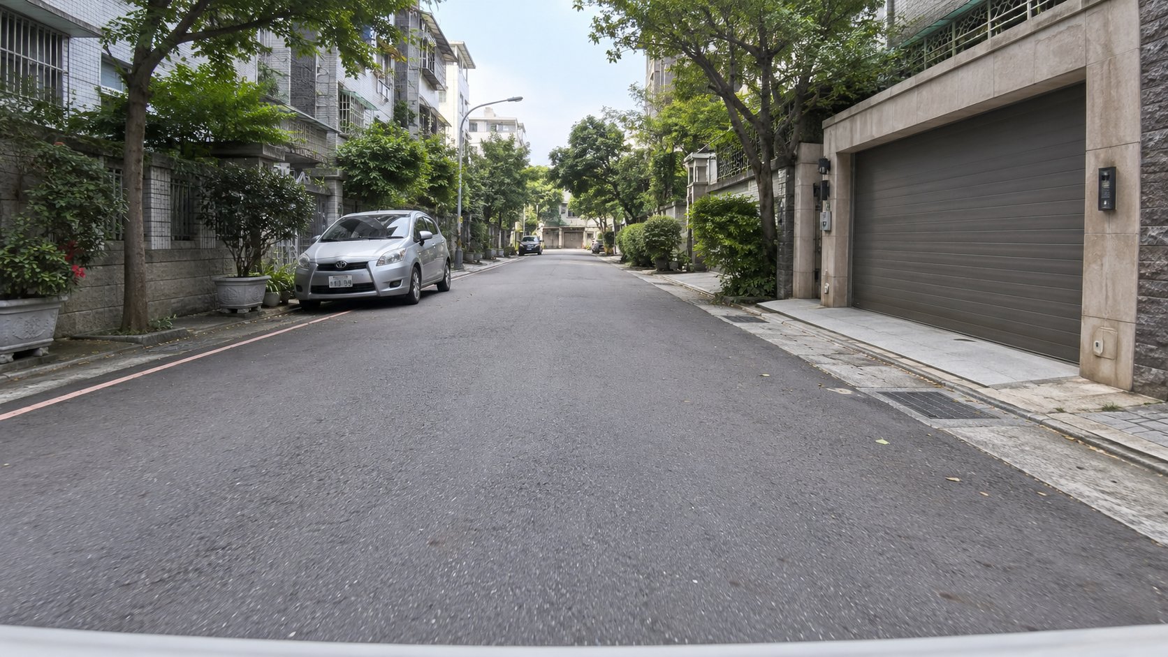 後方鏡頭可觀察方向的示意畫面