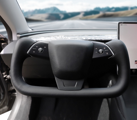 Tesla 二代 Yoke 方向盤 安裝與商品外觀