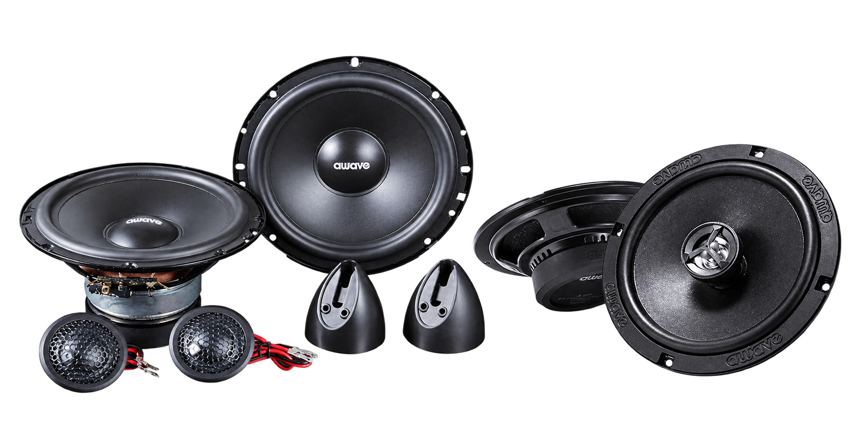 AWAVE 前門兩音路套裝與 A650 後門同軸喇叭展示