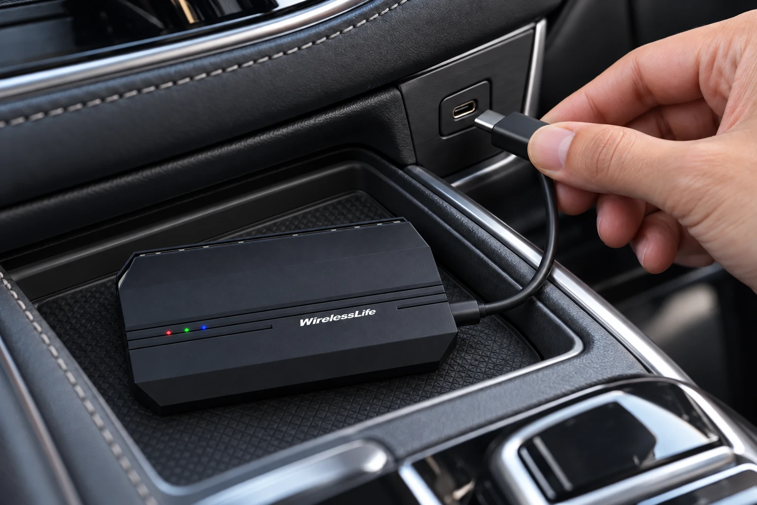 Z系列安卓盒透過 USB 連接原車 CarPlay 介面
